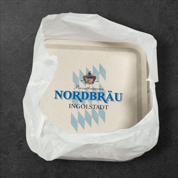 Nordbräu Ingolstadt Beer Coasters Lot (68) Mostly New in Plastic Germany Weizen - Picture 4 of 7